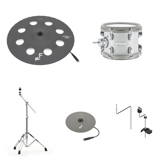 EFNOTE PRO 504 Technical Electronic Drum Set - White Sparkle