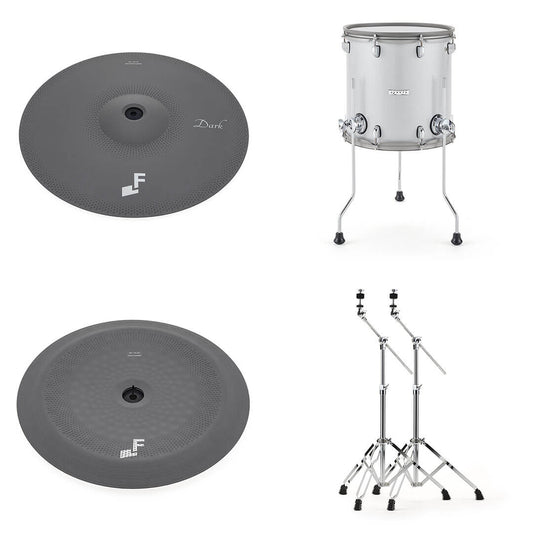 EFNOTE PRO 506 Progressive Electronic Drum Set - White Sparkle