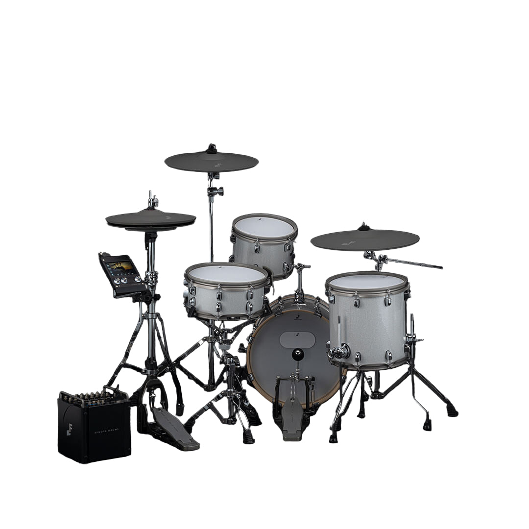 EFNOTE PRO 504 Technical Electronic Drum Set - White Sparkle