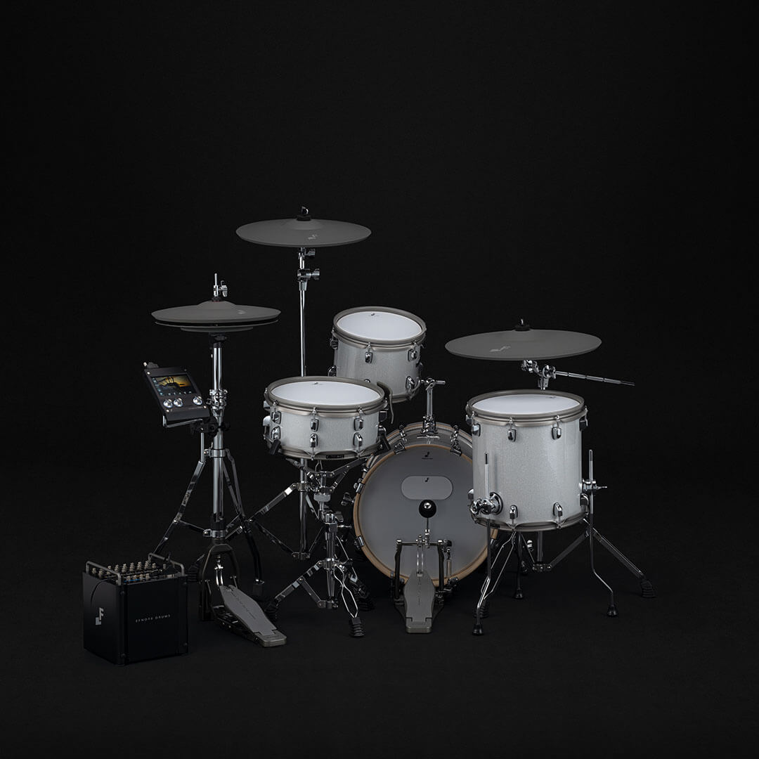 EFNOTE PRO 506 Progressive Electronic Drum Set - White Sparkle