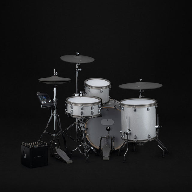 EFNOTE PRO 700 Standard Electronic Drum Set - White Sparkle