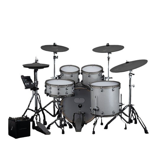 EFNOTE PRO 701 Traditional Electronic Drum Set - White Sparkle