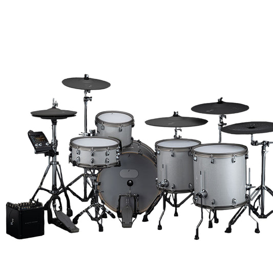 EFNOTE PRO 703 Power Electronic Drum Set - White Sparkle