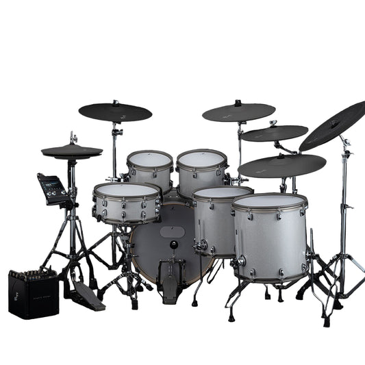 EFNOTE PRO 705 Heavy Electronic Drum Set - White Sparkle
