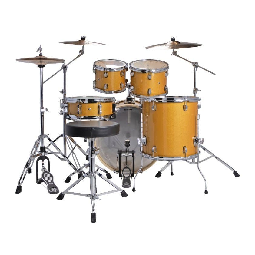 Ludwig Element Evolution 5pc Drum Set with Zildjian I Series Cymbals - 20 Set - Gold Sparkle