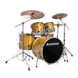 Ludwig Element Evolution 5pc Drum Set with Zildjian I Series Cymbals - 22 Set - Gold Sparkle