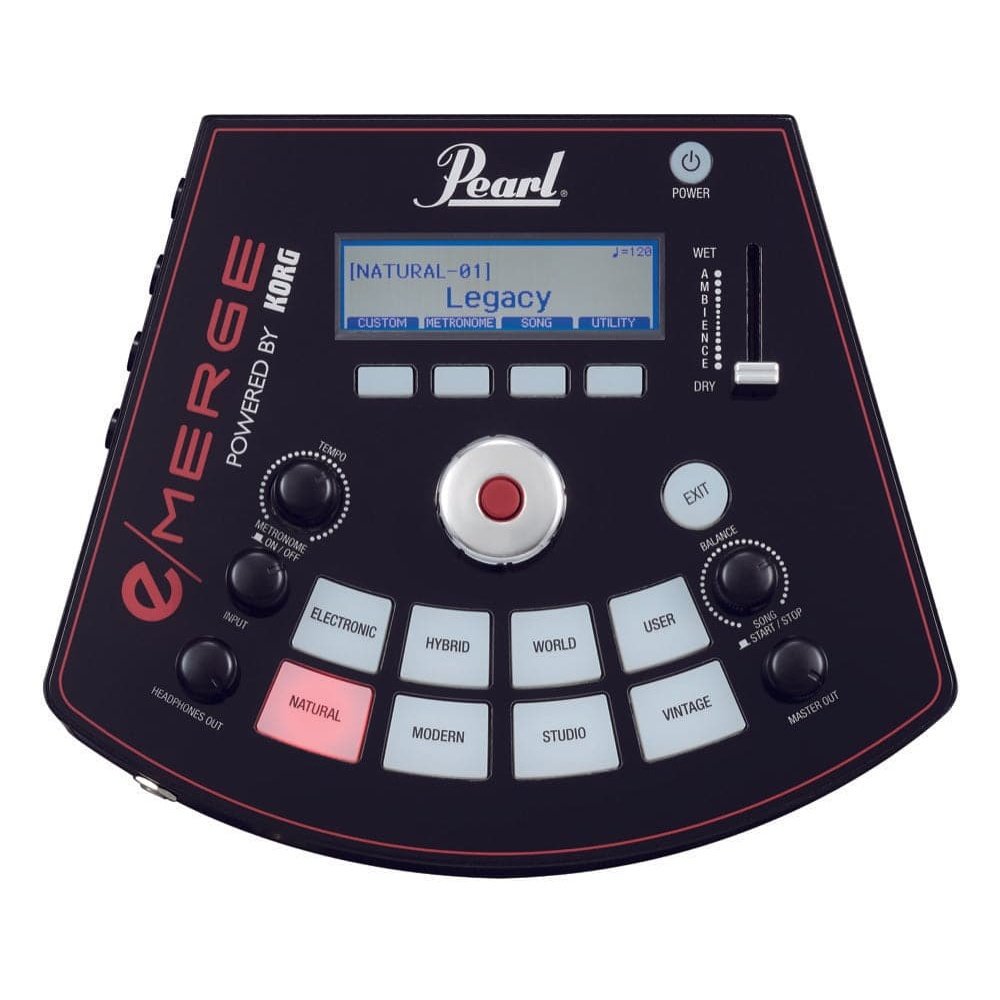 Pearl e-MERGE e-HYBRID Electronic Drum Set Powered by KORG
