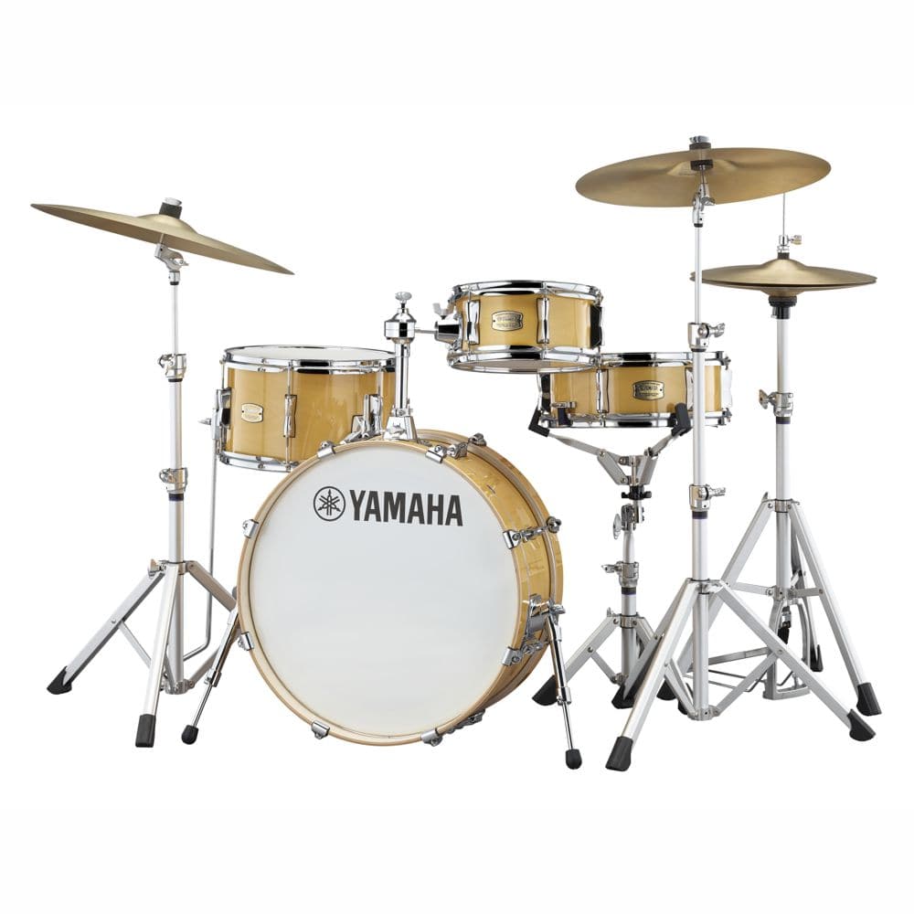 Yamaha Stage Custom Hip 4pc Drum Set Natural Wood
