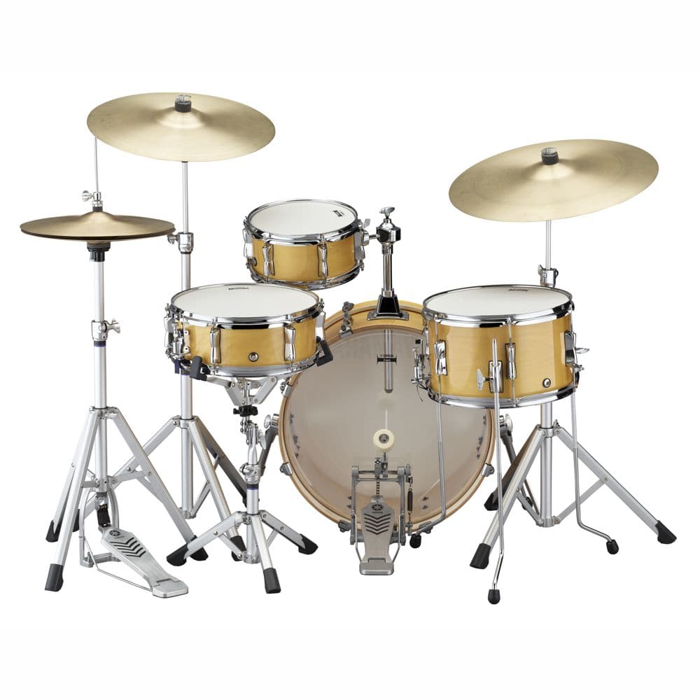 Yamaha Stage Custom Hip 4pc Drum Set Natural Wood