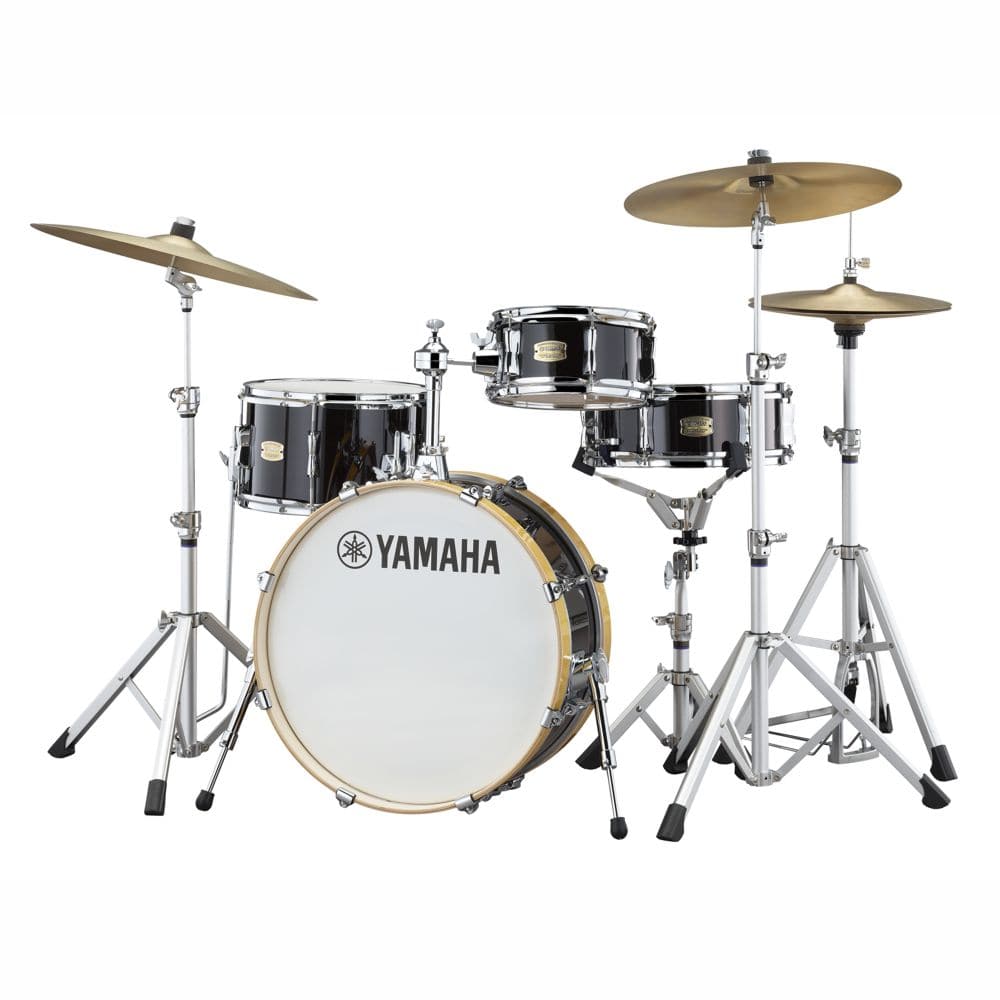 Yamaha Stage Custom Hip 4pc Drum Set Raven Black