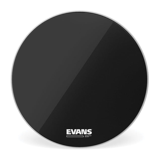 Evans Resonant Black Bass Drum Head, 18 Inch