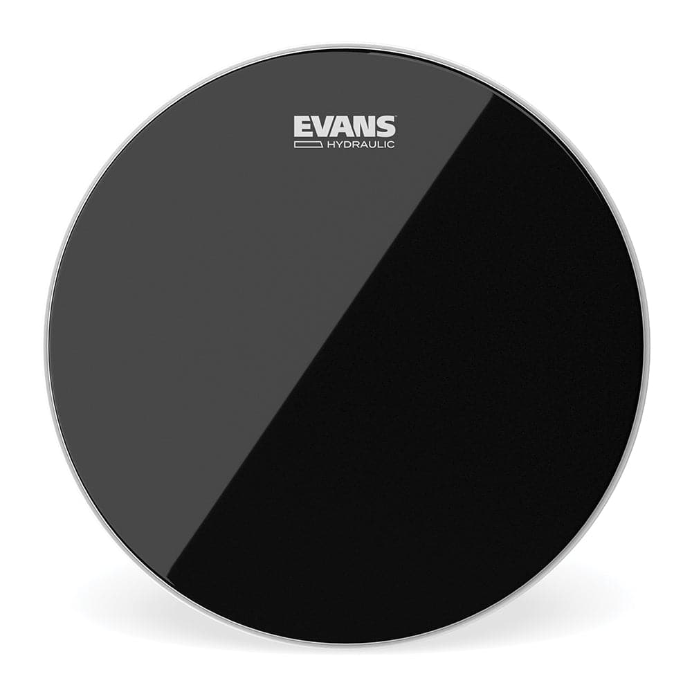 Evans Hydraulic Black Drum Head, 8 Inch