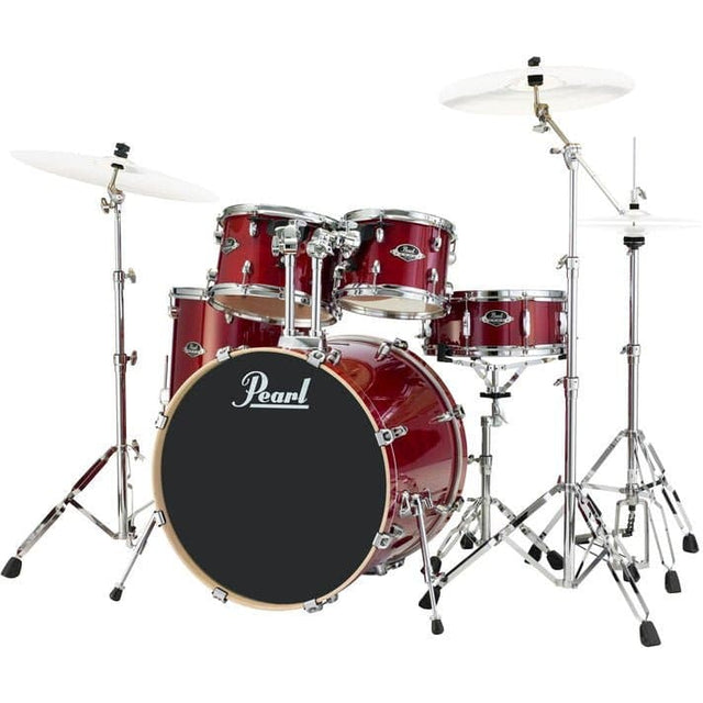 Pearl Export Lacquer 5pc. Drum Set With Hardware - Natural Cherry