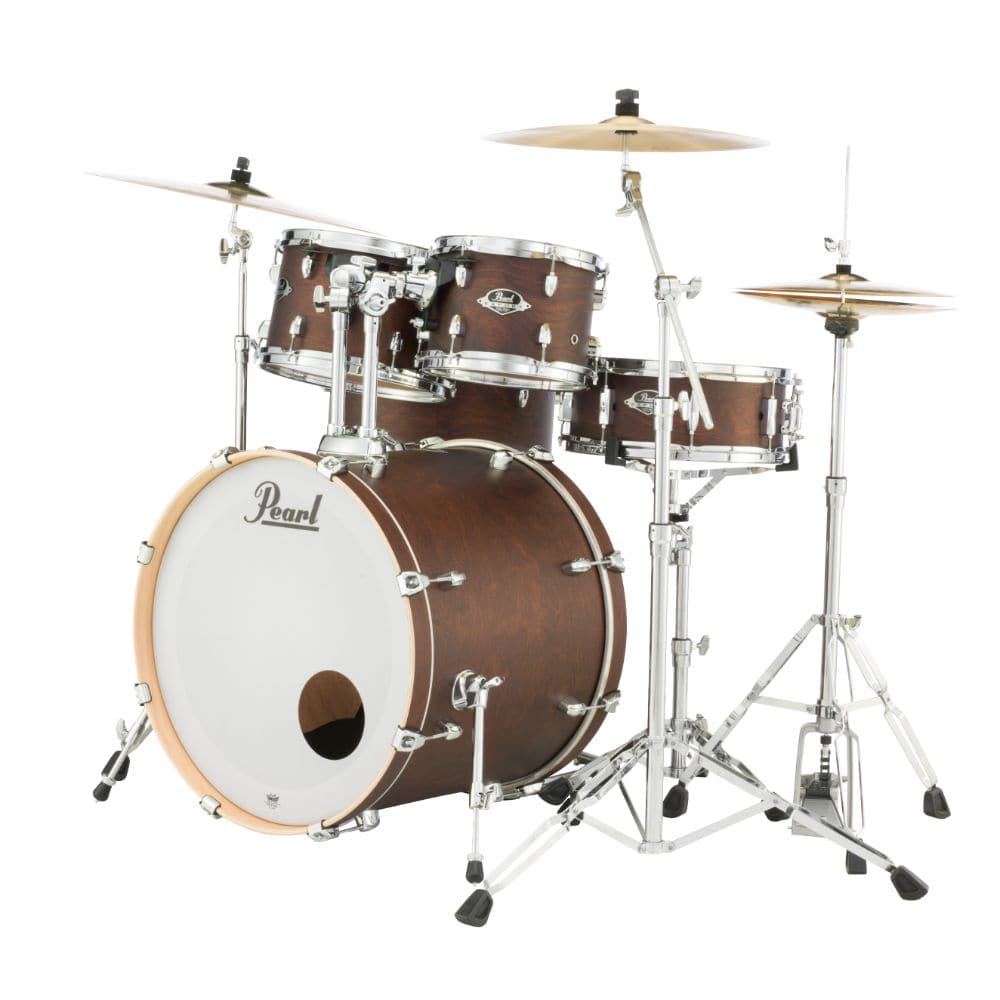 Pearl Export Lacquer Series 5-piece Drum Set Satin Brown - EXL705N/C220