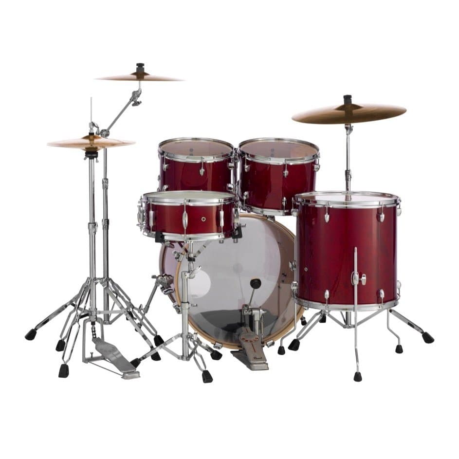 Pearl Export Lacquer Series 5 Piece Set w/ Hardware - Natural Cherry