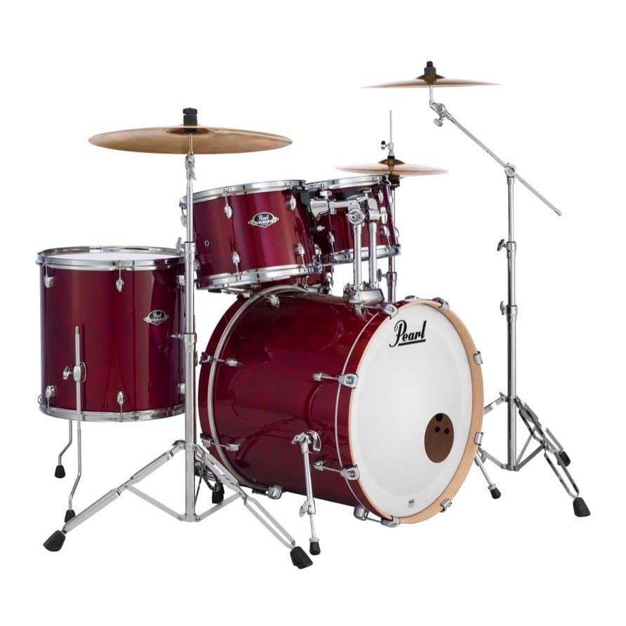 Pearl Export Lacquer Series 5 Piece Set w/ Hardware - Natural Cherry
