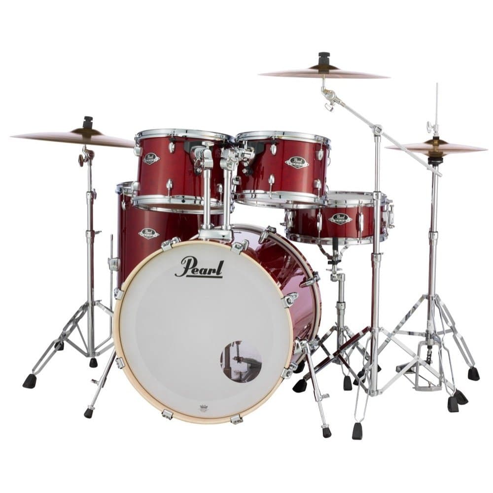 Pearl Export Lacquer Series 5 Piece Set w/ Hardware - Natural Cherry