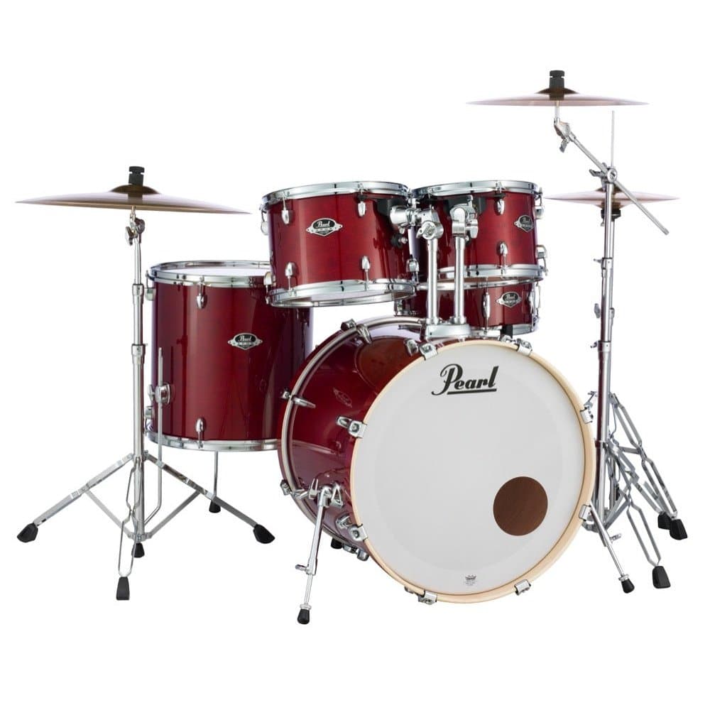 Pearl Export Lacquer Series 5 Piece Set w/ Hardware - Natural Cherry