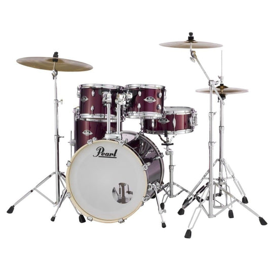 Pearl Export EXX725S 5pc Drum Set Burgundy w/Hardware