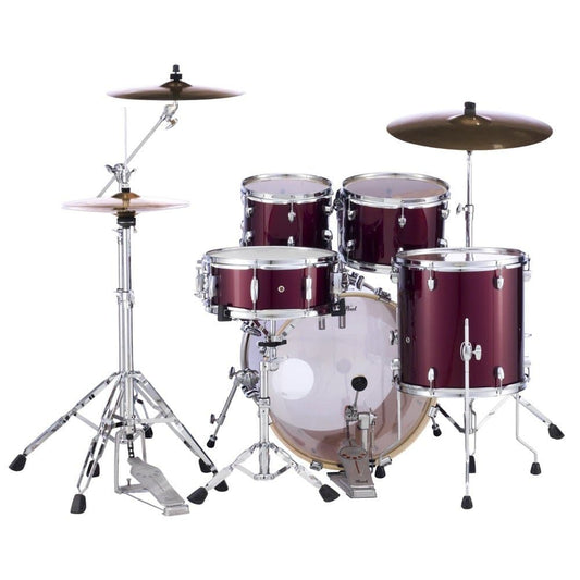 Pearl Export EXX725S 5pc Drum Set Burgundy w/Hardware