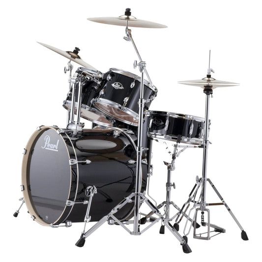 Pearl Export EXX725 5pc Drum Set Jet Black w/Hardware