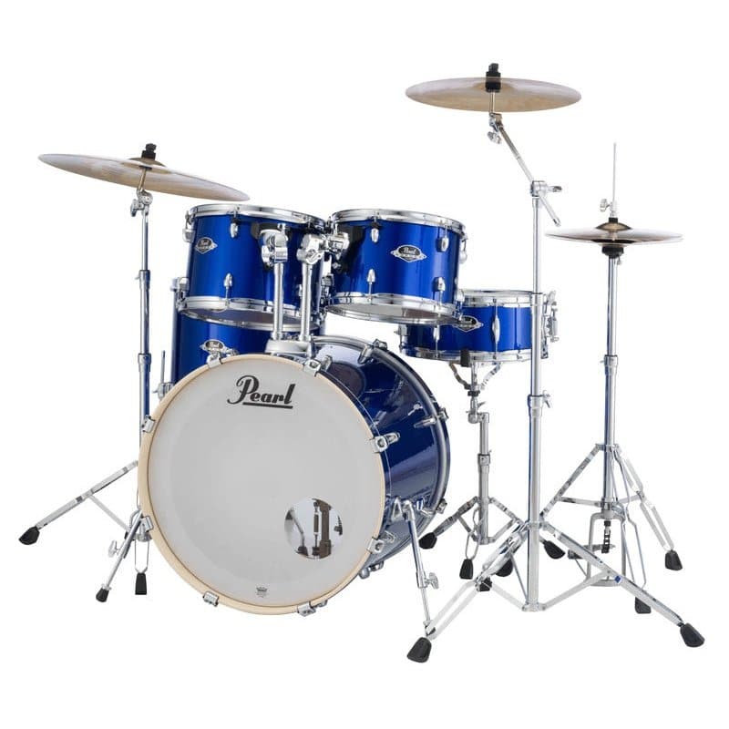 Pearl Export EXX725S 5pc Drum Set High Voltage Blue w/Hardware