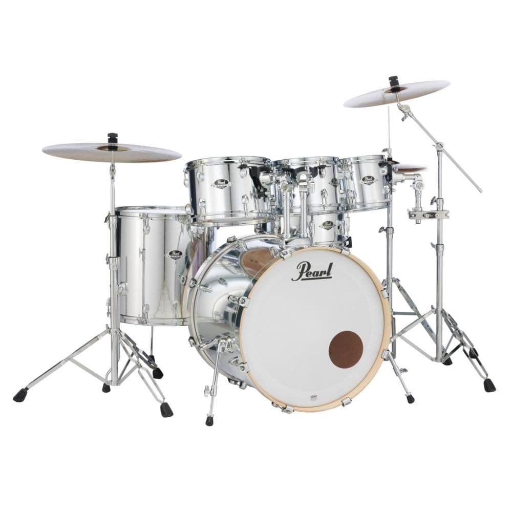 Pearl Export 5-pc Rock Shell Pack w/8x7 Add On Tom Pack - Mirror