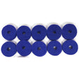 Ahead Blue Wool Cymbal Felts, 10 pack 1.5" x .5"