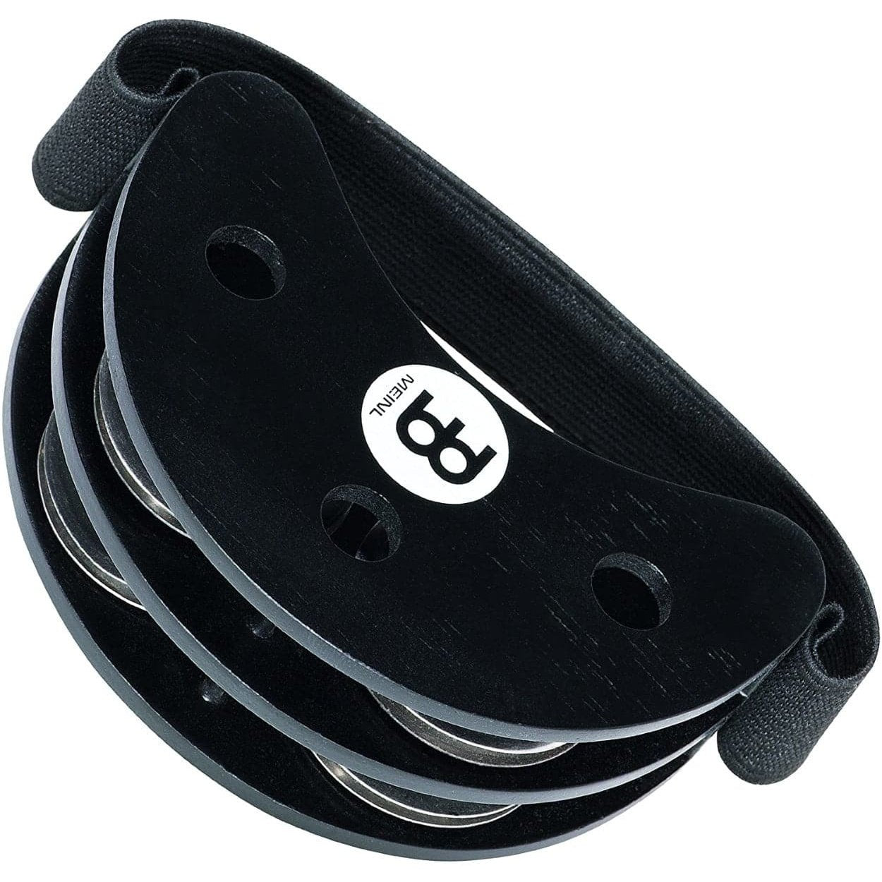 Meinl Foot Tambourine Steel Jingles Black
