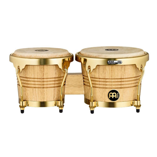 Meinl Wood Bongos 6 3/4 & 8 Natural Gold Hardware