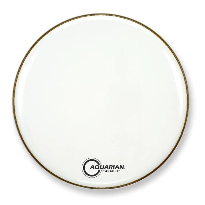 Aquarian Full Force II Bass Drum Head 18" White