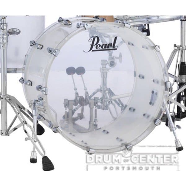 Pearl Crystal Beat Acrylic Bass Drum 22x16 - Frosted