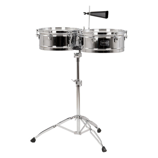 Gon Bops Fiesta Timbale Set 14" & 15" Chrome