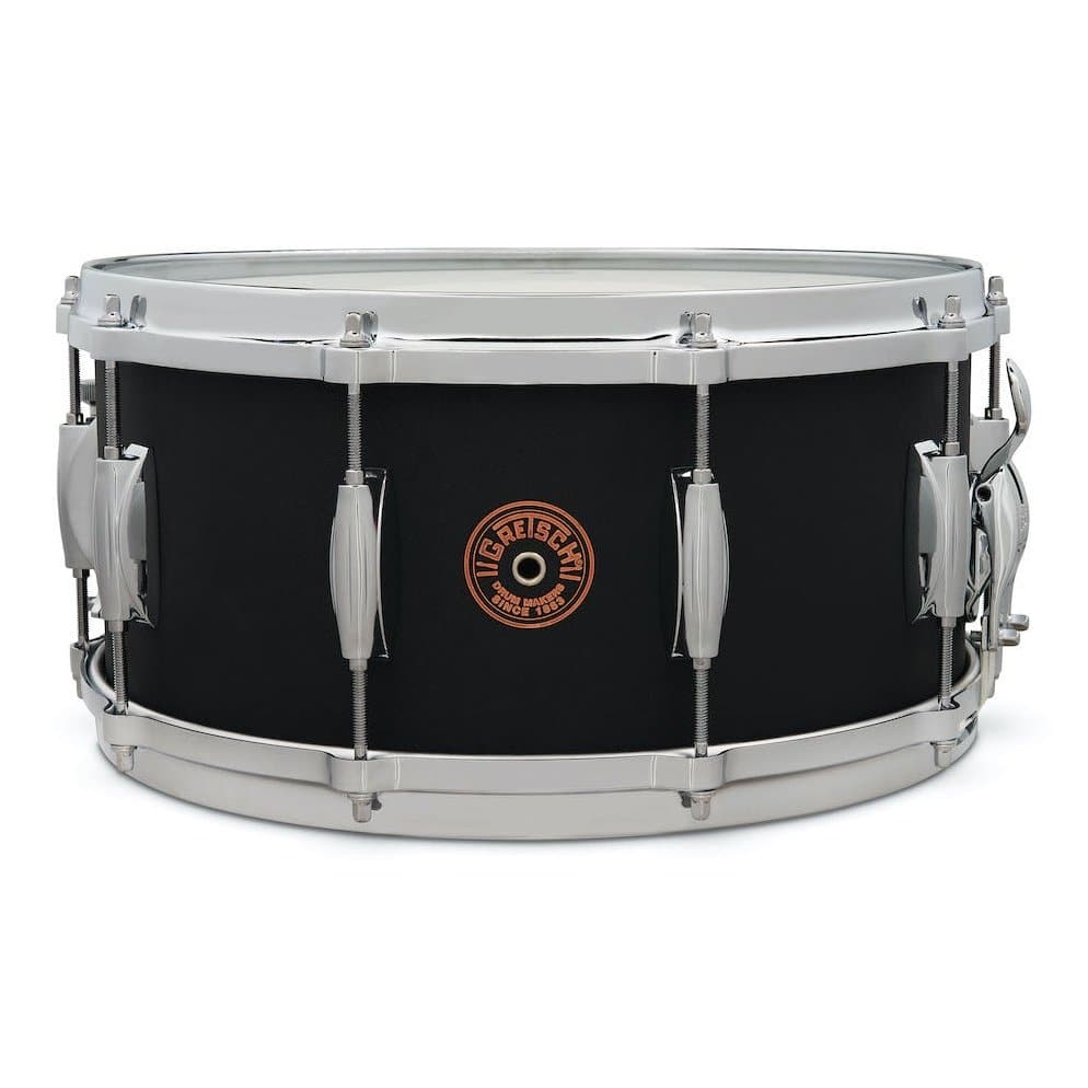 Gretsch Black Copper Engraved Snare Drum 14x6.5 10 Lug