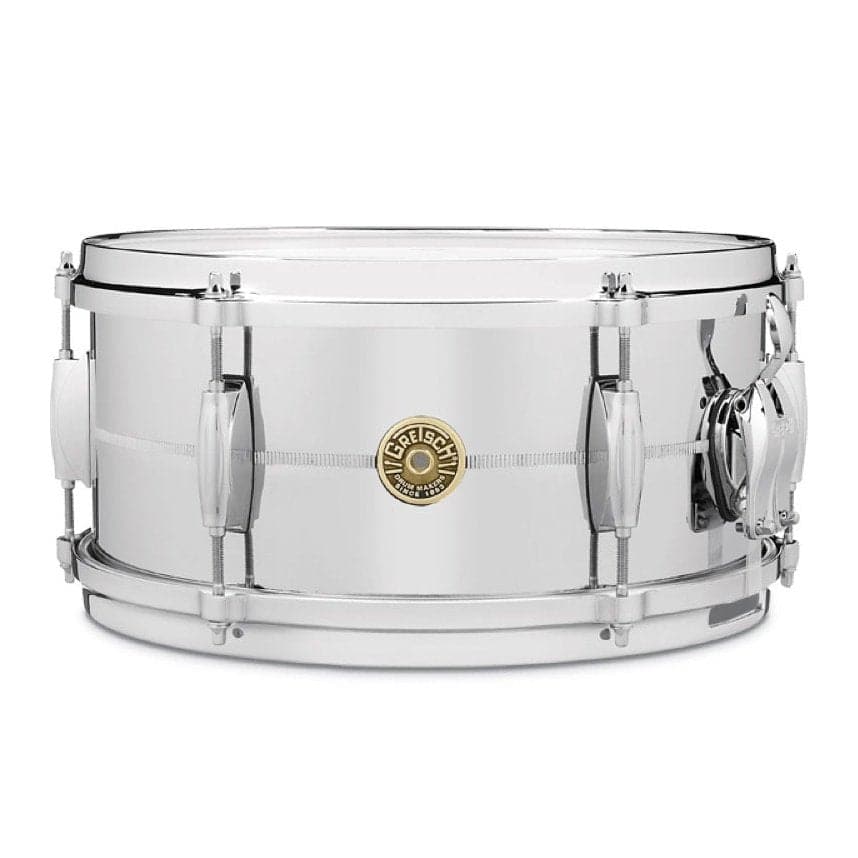 Gretsch G4168 USA Chrome Over Brass Snare Drum 13x6