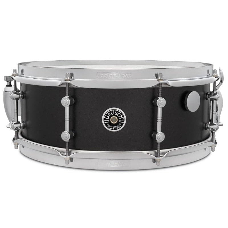 Gretsch GAS5514-ST Brooklyn Standard Snare Drum 14x5.5 Satin Black Metallic Mike Johnston Model!