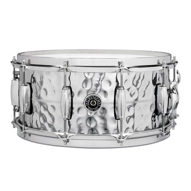 Gretsch GB4164HB Brooklyn Hammered Chrome Over Brass Snare Drum 14x6.5