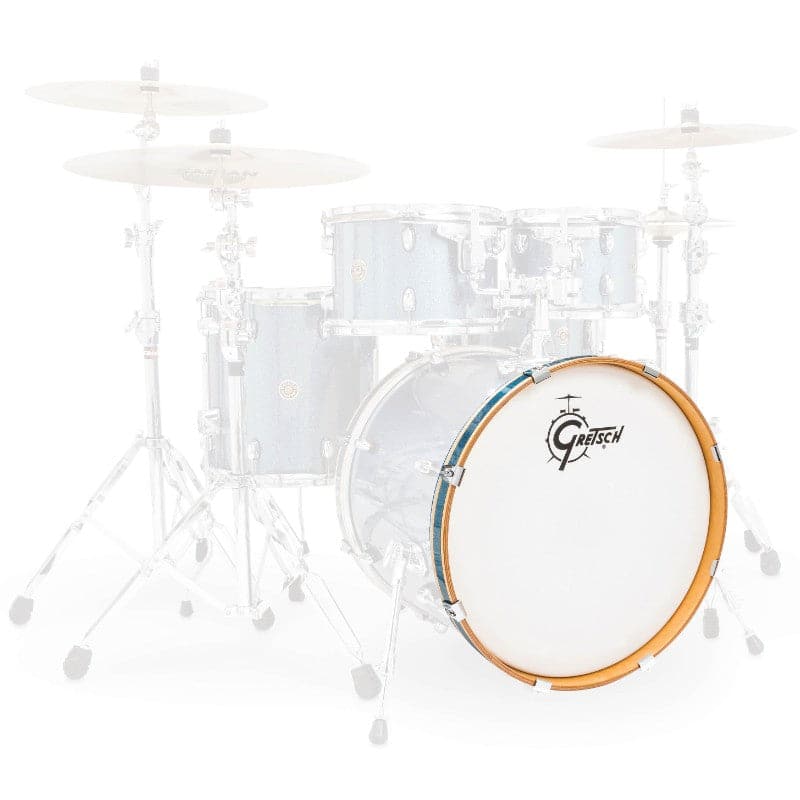 Gretsch Catalina Maple 20in Bass Drum Hoop - Aqua Sparkle