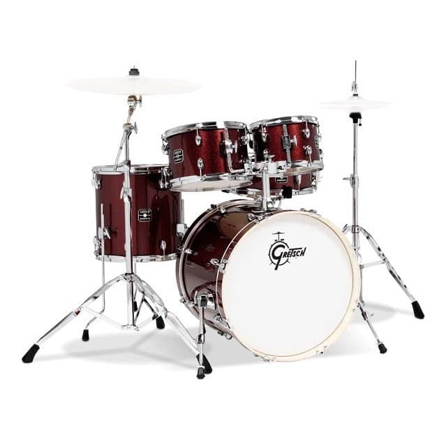 Gretsch Energy 5pc Drum Set w/Hardware Ruby Sparkle