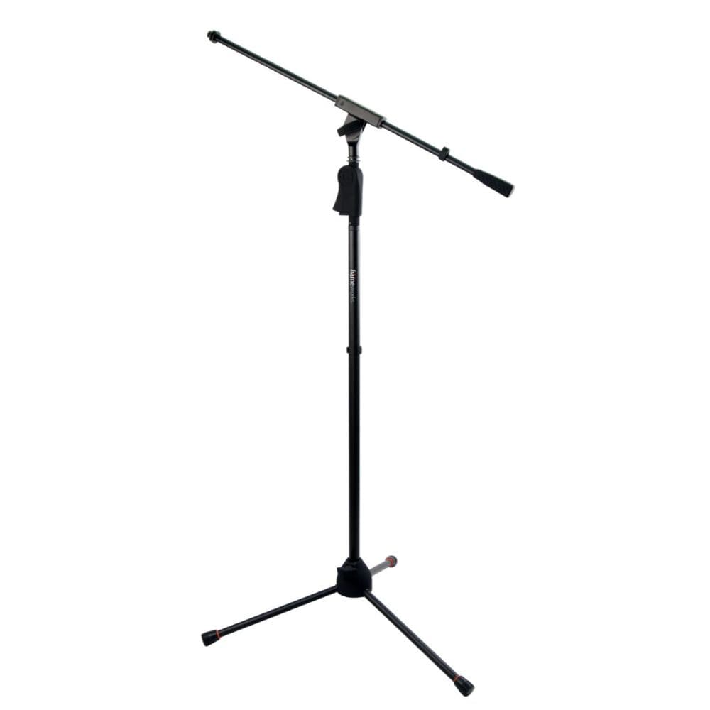 Gator Frameworks Tripod Mic Stand with Single Section Boom and Deluxe One-Handed Clutch