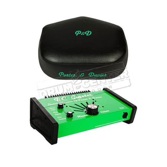 Porter & Davies Gigster Tactile Drum Monitor w/Extra-Wide Throne Top Black Vinyl