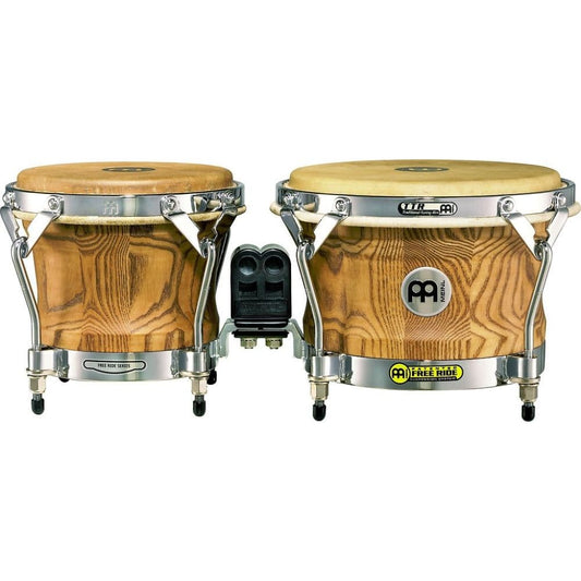 Meinl Free Ride Series Woodcraft Bongos 7 & 9 Zebra Finished Ash