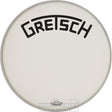 Gretsch Bass Drum Head Coated 18 With Broadkaster Logo