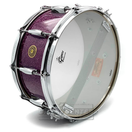 Gretsch Broadkaster Snare Drum 14x6.5 10-Lug Purple Glass w/Micro-Sensitive Strainer