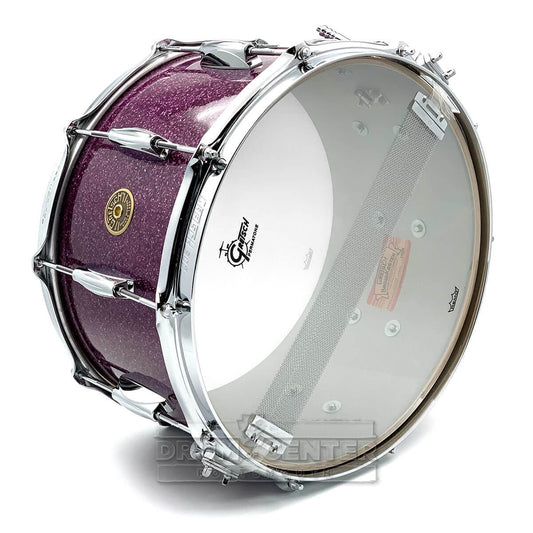 Gretsch Broadkaster Snare Drum 14x8 10-Lug Purple Glass w/Micro-Sensitive Strainer