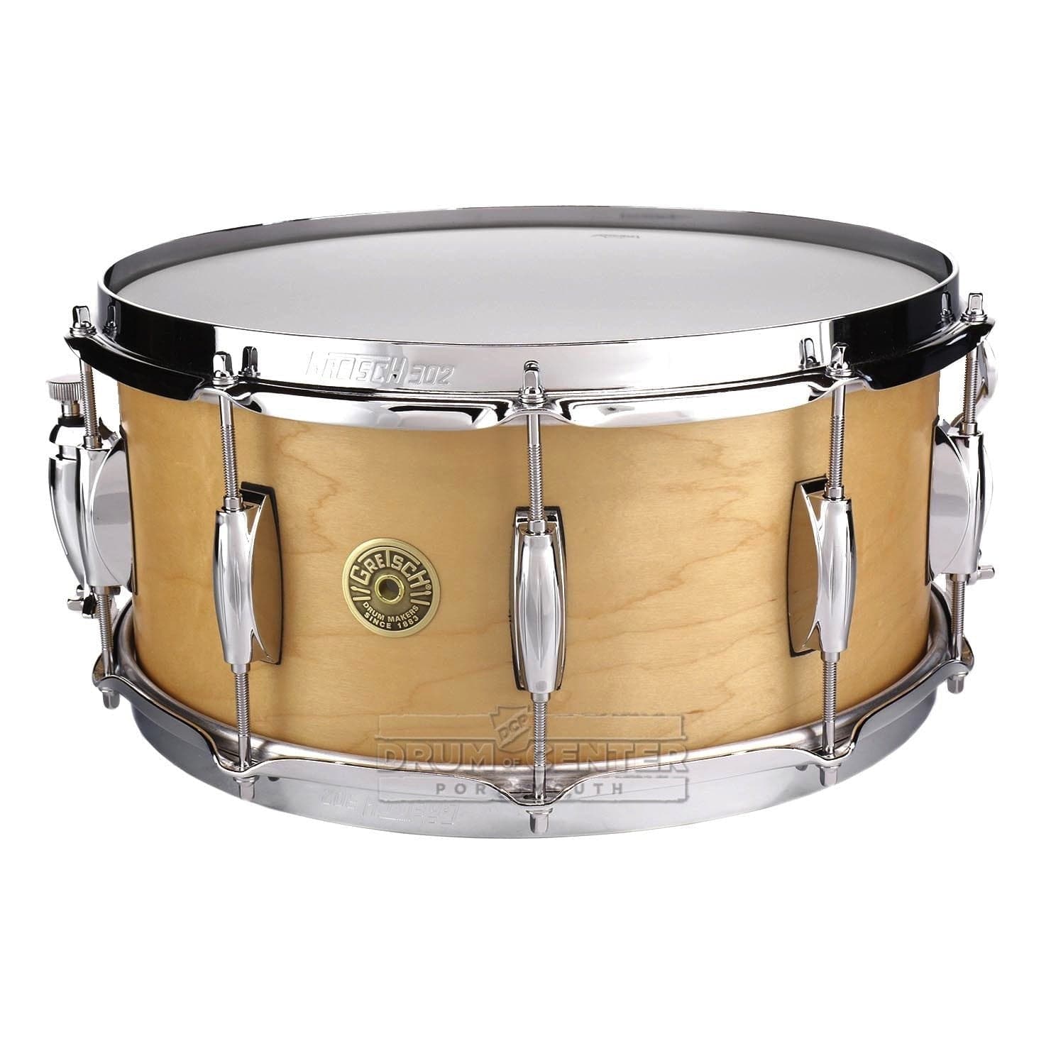 Gretsch Broadkaster Snare Drum 14x6.5 10-Lug Satin Natural