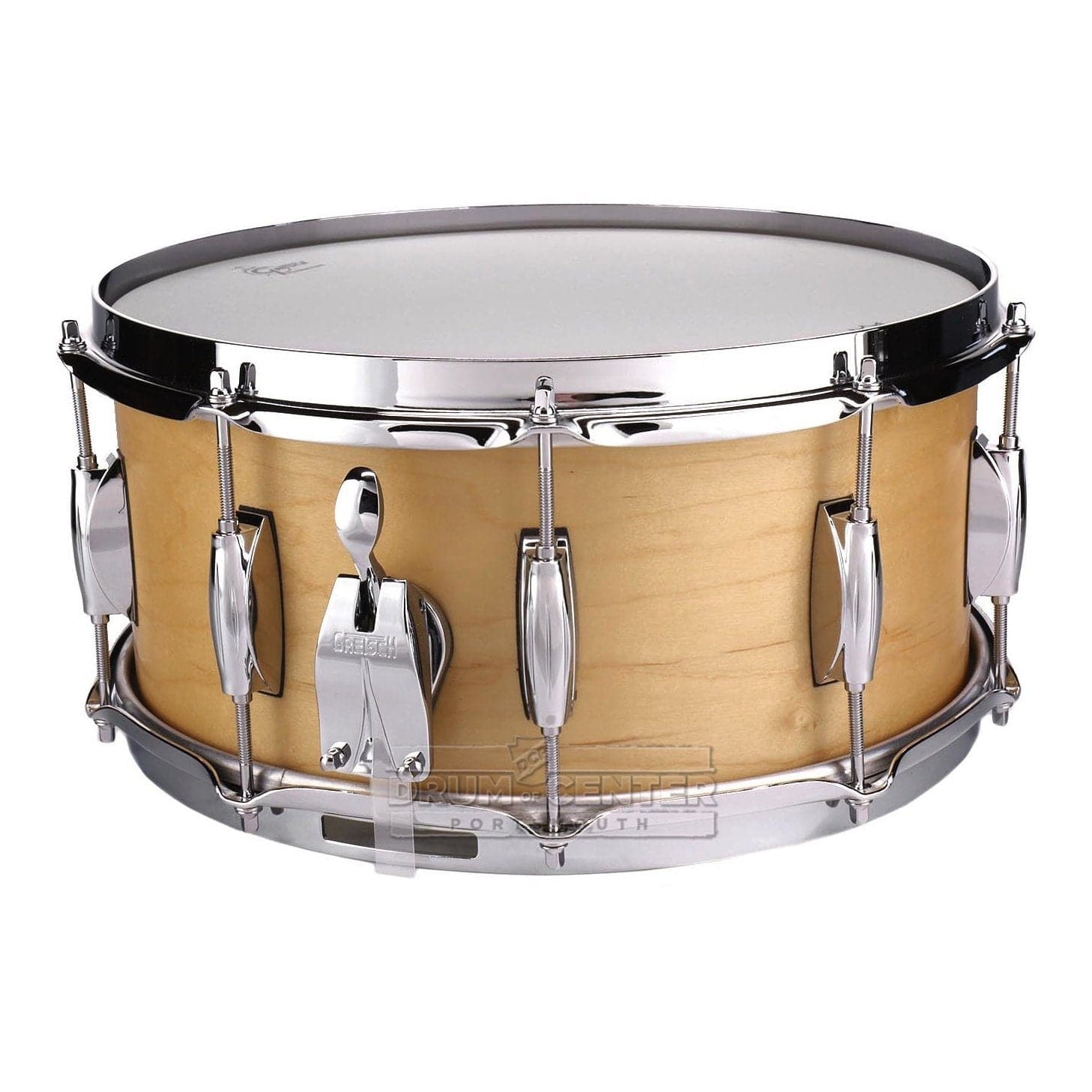 Gretsch Broadkaster Snare Drum 14x6.5 10-Lug Satin Natural