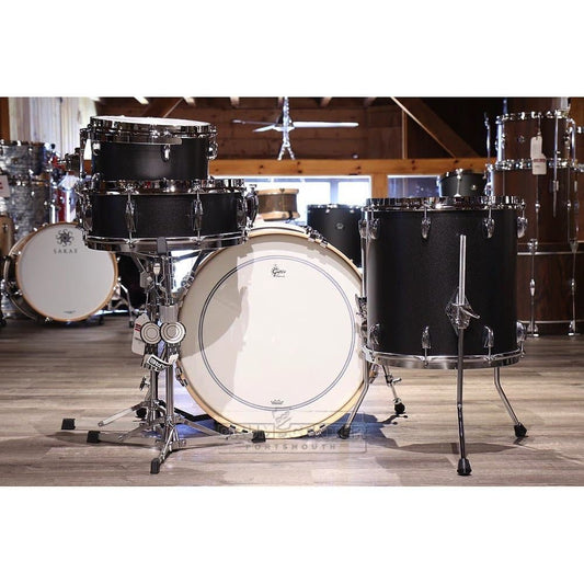 Gretsch Brooklyn 4pc Drum Set Satin Black Metallic