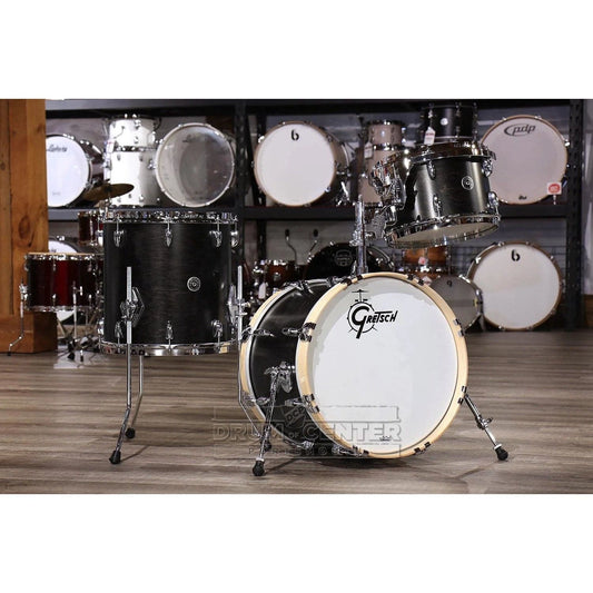 Gretsch Brooklyn 3pc Jazz Drum Set Satin Dark Ebony