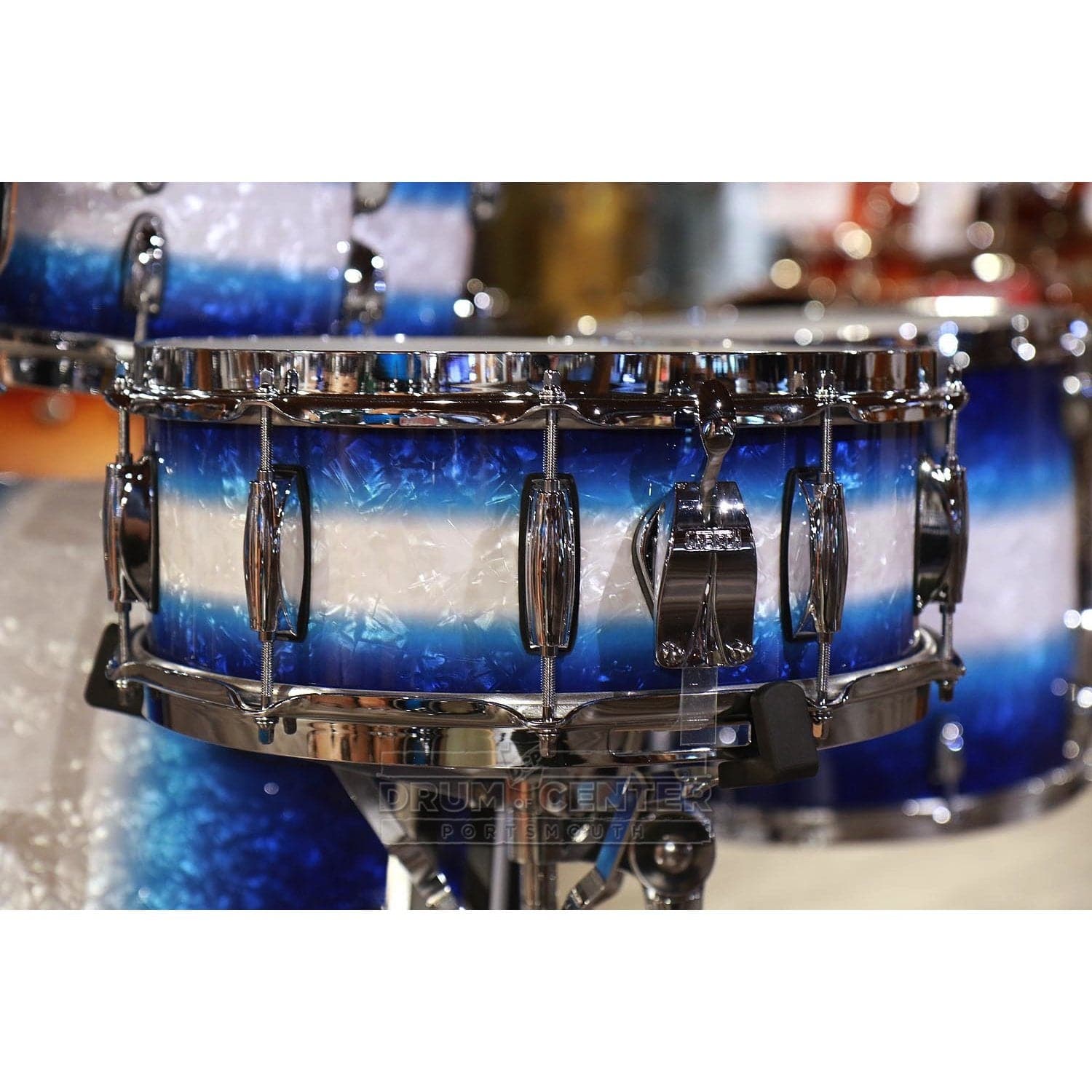 Gretsch Brooklyn 5pc Euro Drum Set Blue Burst Pearl
